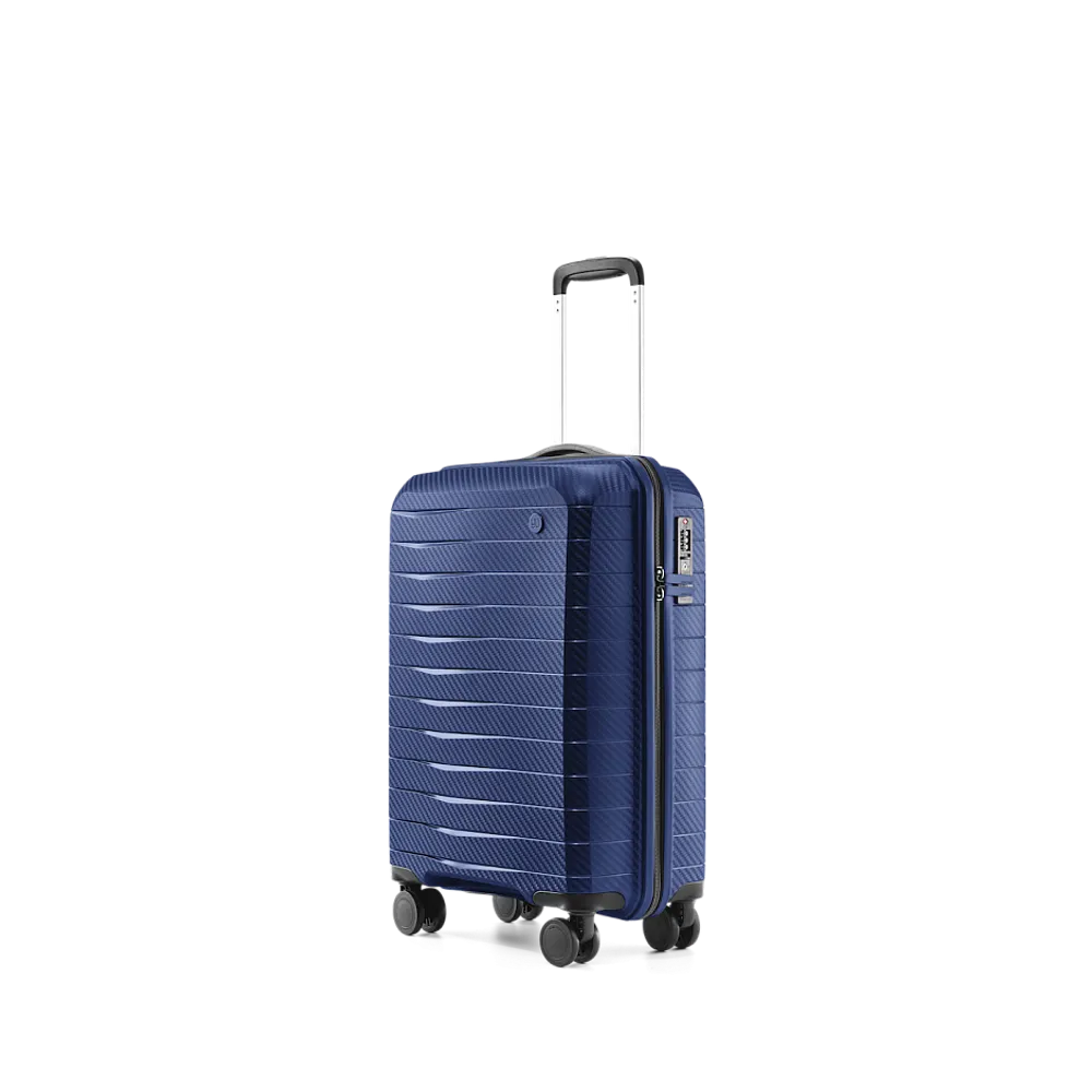 NinetyGo 24" Suitcase Light Weight 62L Navy Blue