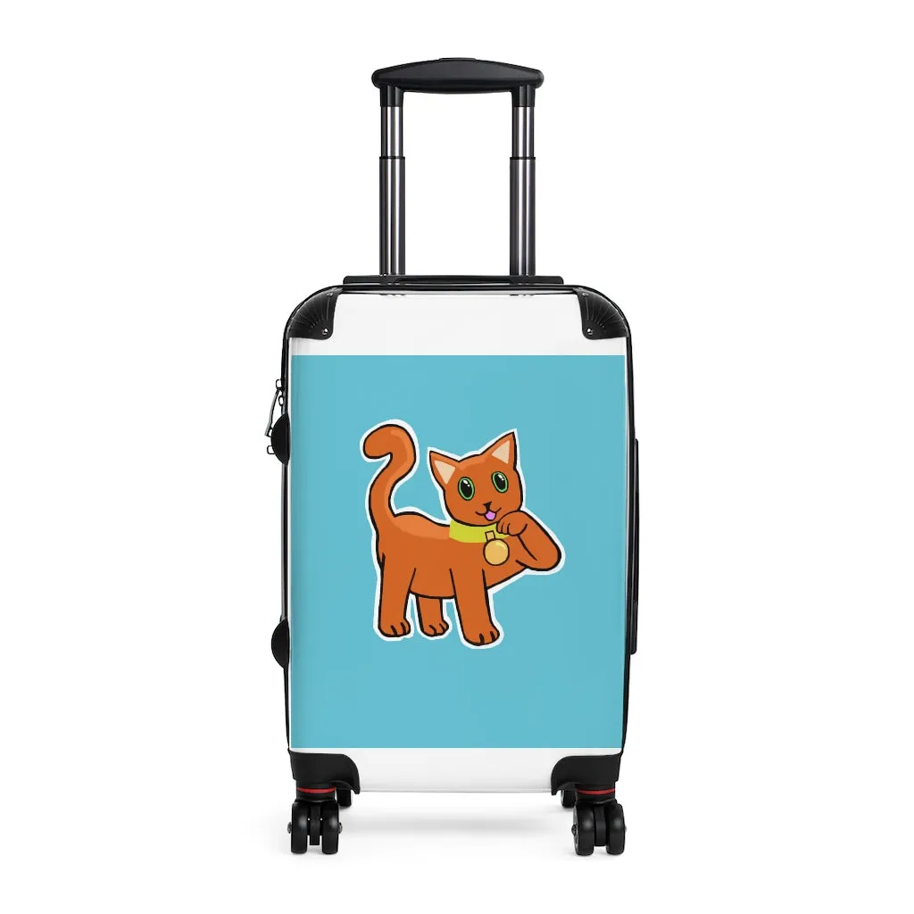 Orange Kitty Cabin Suitcase