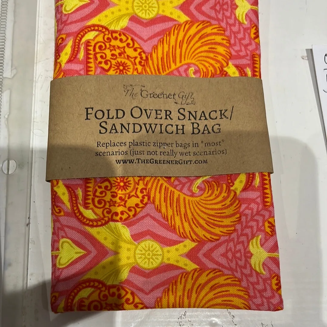 Organic Reusable Snack/Sandwich Bags