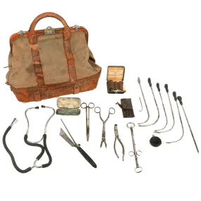 Original U.S. Wild West Surgical Bag & Tools of “Gunfighter’s Surgeon” Dr. George E. Goodfellow - Treated Virgil & Morgan Earp Following Gunfight at O.K. Corral