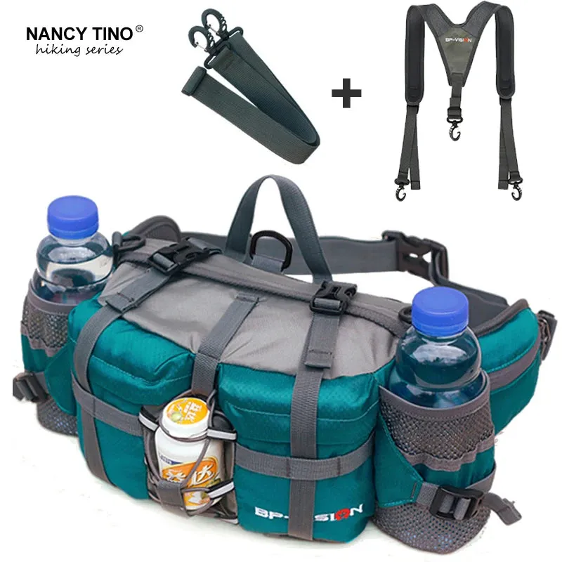 Outdoor Hiking Waist Bag Water Cycl Backpack Sports Mountain Bottle Waterproof Nylon Camping Mochila Hiking Accessories Hunting