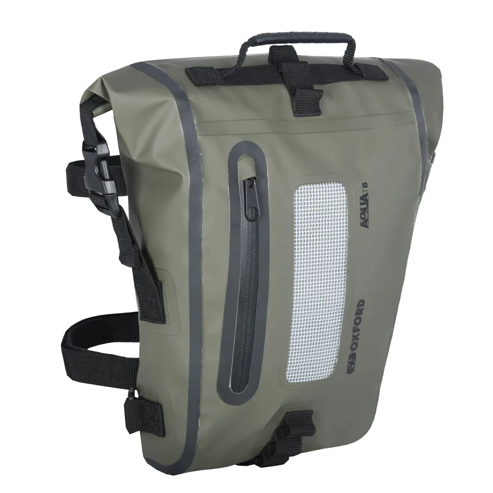 Oxford Aqua T8 Tail Bag Khaki Black