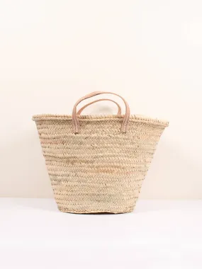 Parisienne Natural Tote Basket Bag