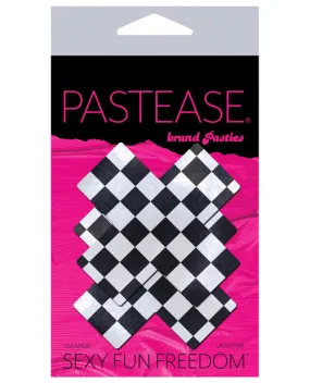 Pastease Checker Cross - Black/white O/s