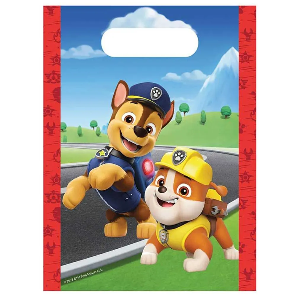 Paw Patrol Paper Loot Bags - Pack of 4