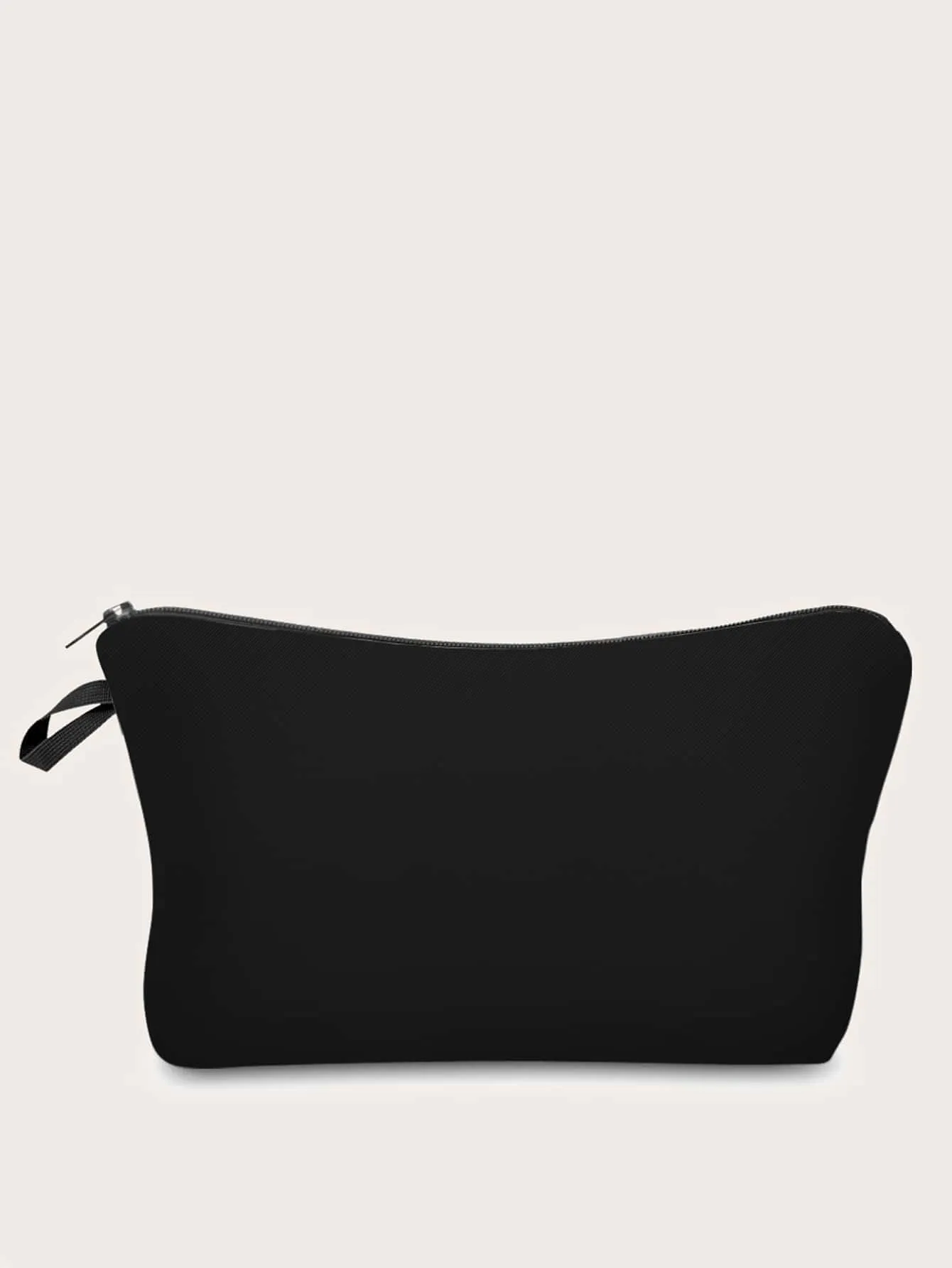 Plain Makeup Bag Black Makeup Bag Cosmetic Organizer Toiletries Bag Makeup