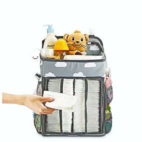 Portable Baby Crib Diaper Organizer