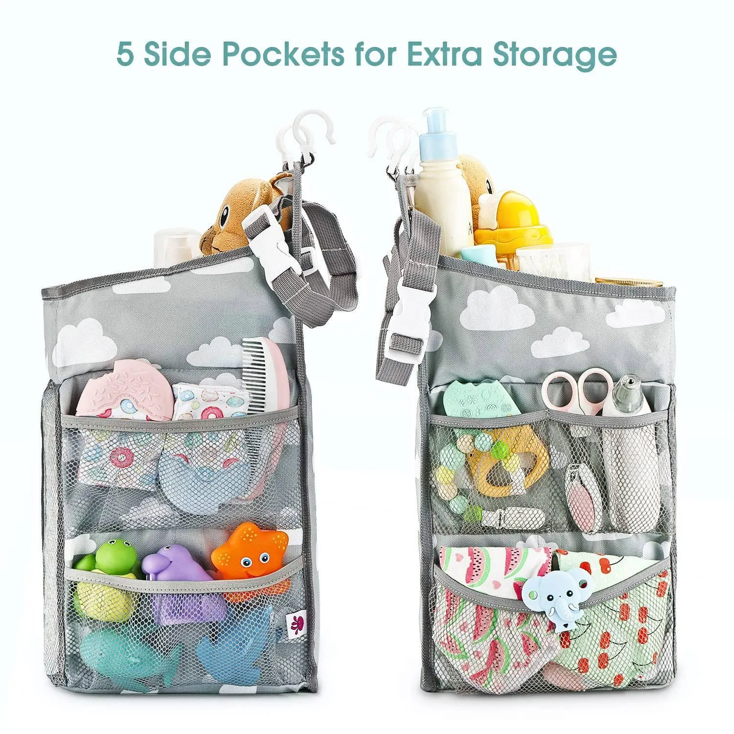 Portable Baby Crib Diaper Organizer