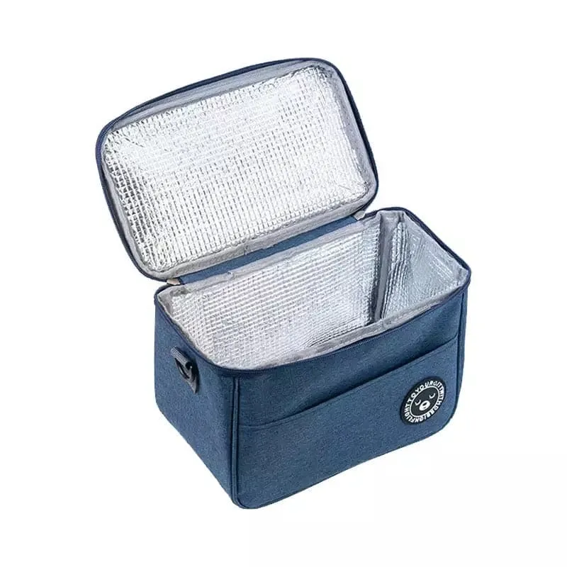 Portable Lunch Box Bag, Food Thermal Box, Shoulder Strap Organizer Insulated Case, Water Proof Office Cooler Lunch Box Bag