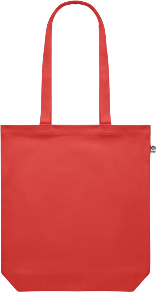 Premium colored organic canvas shopping bag