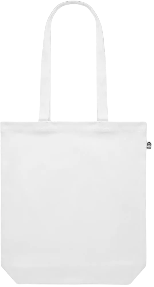 Premium colored organic canvas shopping bag