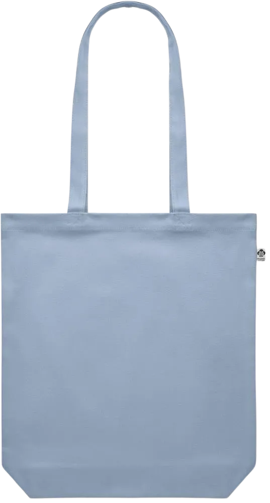 Premium colored organic canvas shopping bag