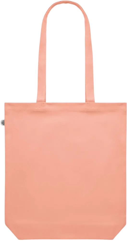 Premium colored organic canvas shopping bag