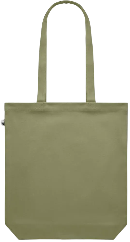 Premium colored organic canvas shopping bag