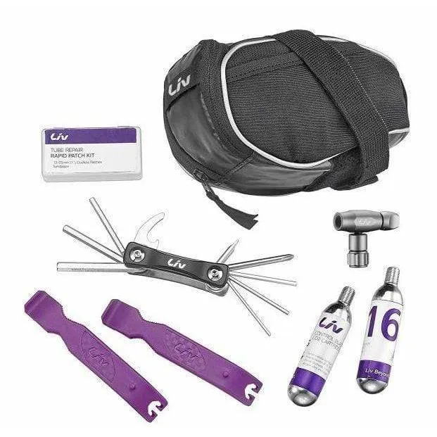 Quick Fix Bike Flat Prevention Combo Kit w/ Co2 Inflator