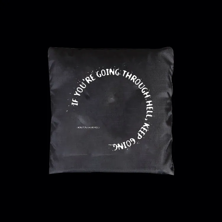 "going through hell" reusable bag