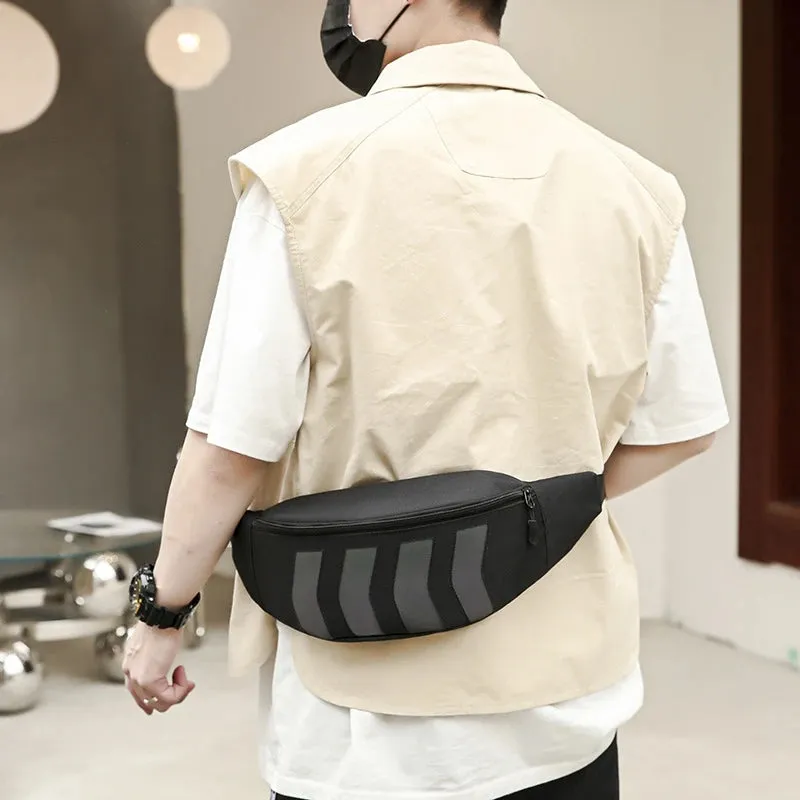 Reflective Techwear Waist Bag