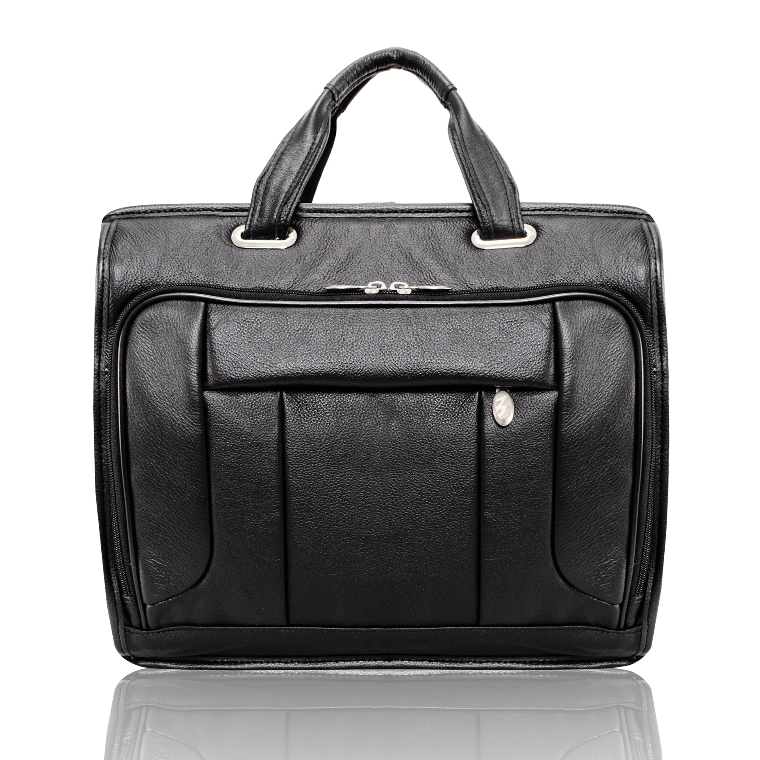 RIVER WEST | 15" Leather Laptop Briefcase