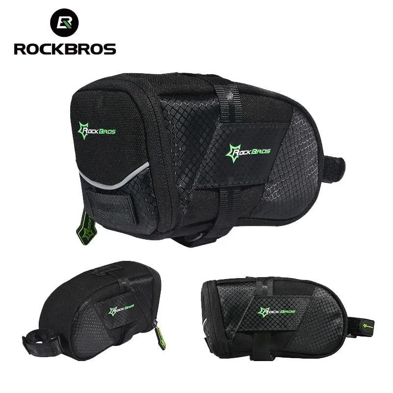 ROCKBROS Bicycle Bike Rear Top Tube Bag Waterproof MTB Saddle Bag