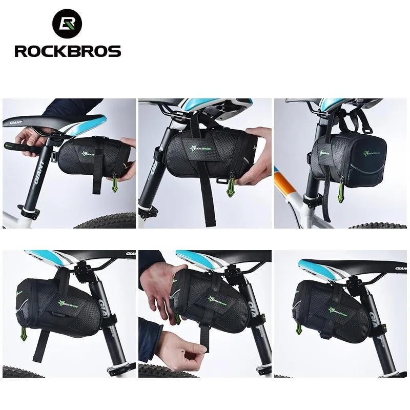 ROCKBROS Bicycle Bike Rear Top Tube Bag Waterproof MTB Saddle Bag