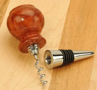 Round Corkscrew/Bottle Stopper Kit - PSI