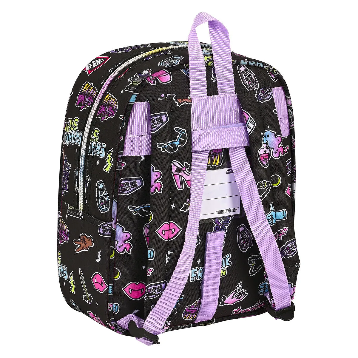 School Bag Monster High Creep Black 22 x 27 x 10 cm