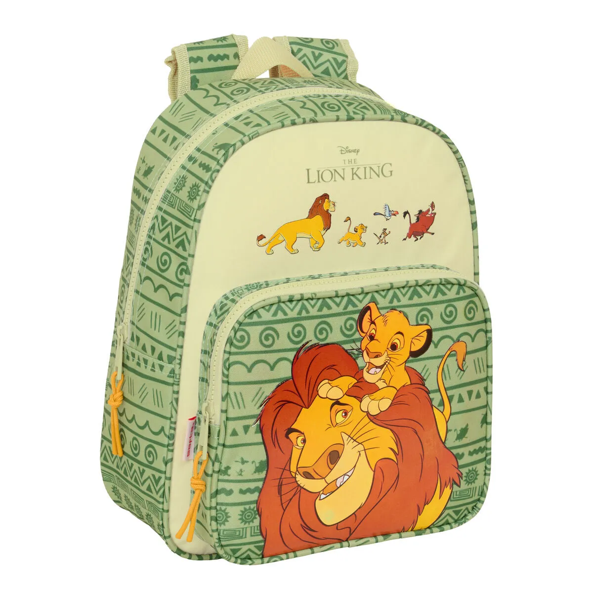 School Bag Mufasa Green Beige 27 x 33 x 10 cm