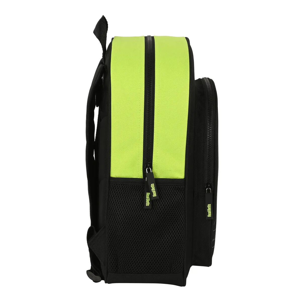 School Bag Real Betis Balompié 32 x 38 x 12 cm Black Lime