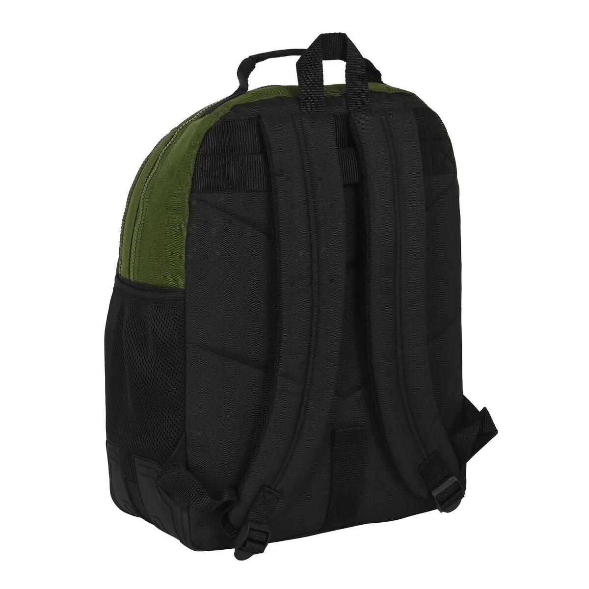 School Bag Safta Dark forest Black Green 32 x 42 x 15 cm