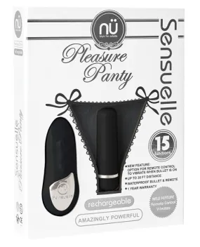 Sensuelle Pleasure Panty Bullet W/remote Control - 15 Functions