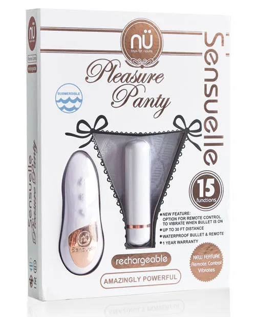 Sensuelle Pleasure Panty Bullet W/remote Control - 15 Functions