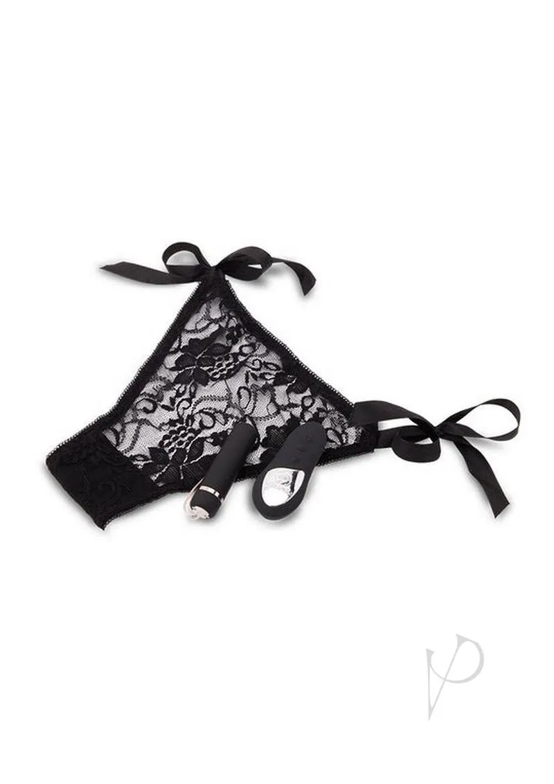 Sensuelle Pleasure Panty R/c Bullet Bk