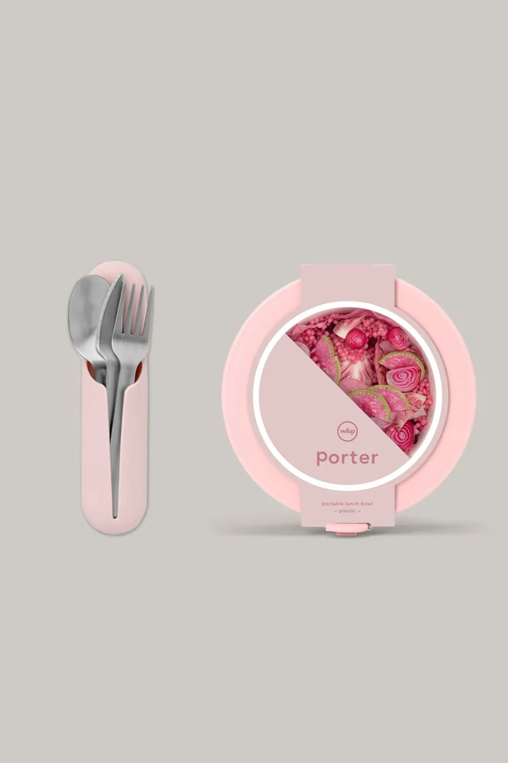 [Set] Porter Bowl   Utensil - Blush