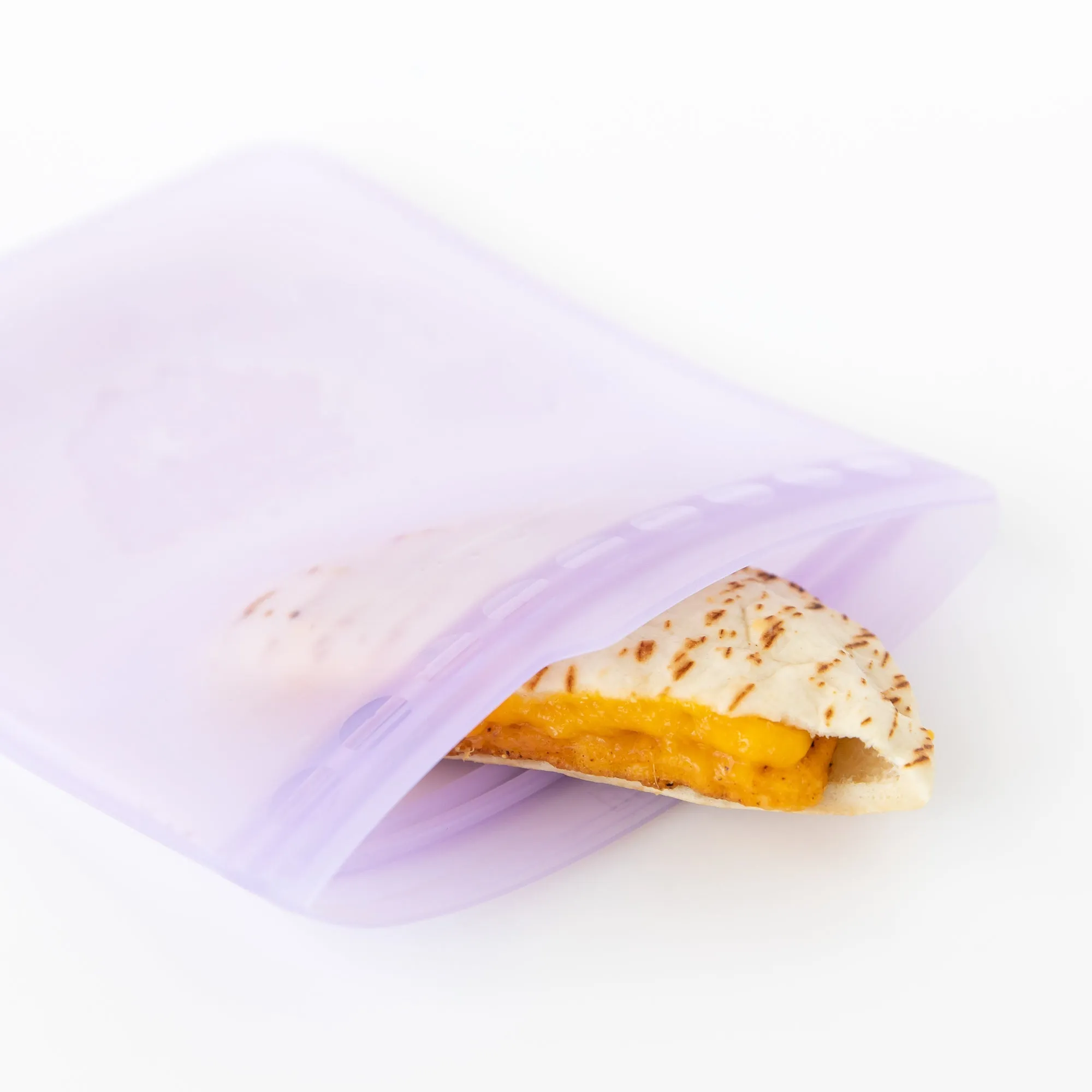 Silicone Flat Reusable Bag 2 Pack, Lavender