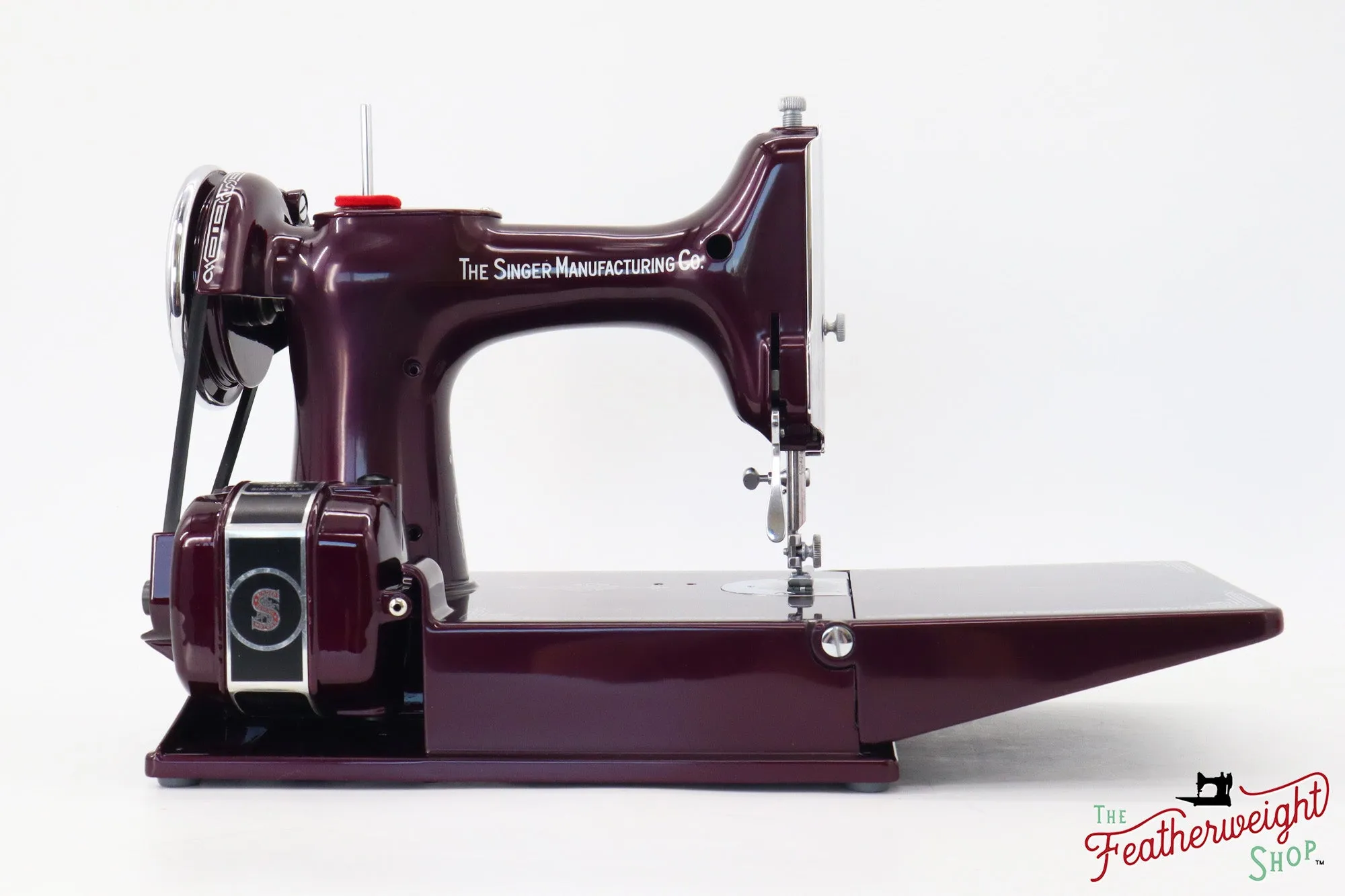 Singer Featherweight 221, AE2120** - Fully Restored in Star Garnet