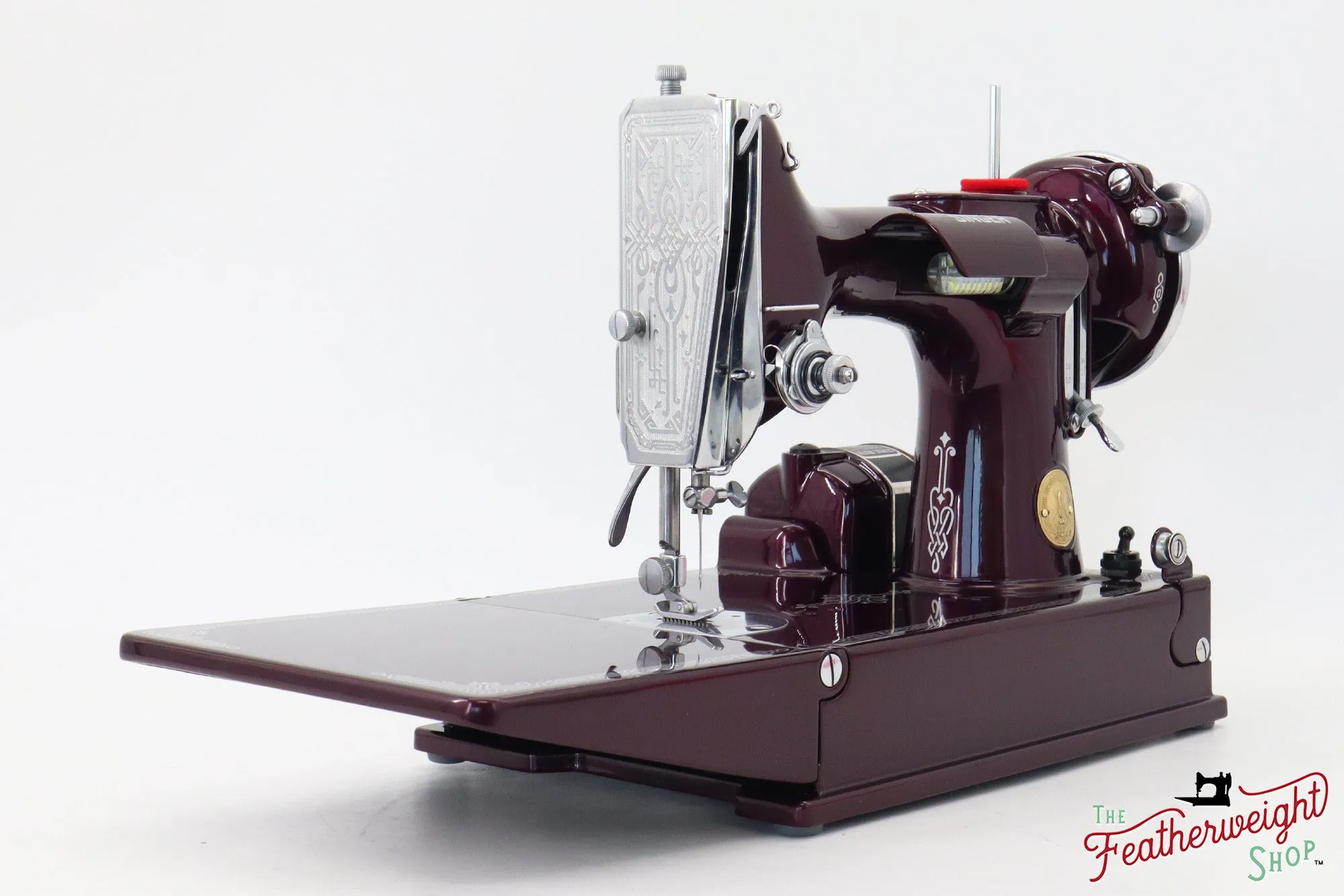 Singer Featherweight 221, AE2120** - Fully Restored in Star Garnet