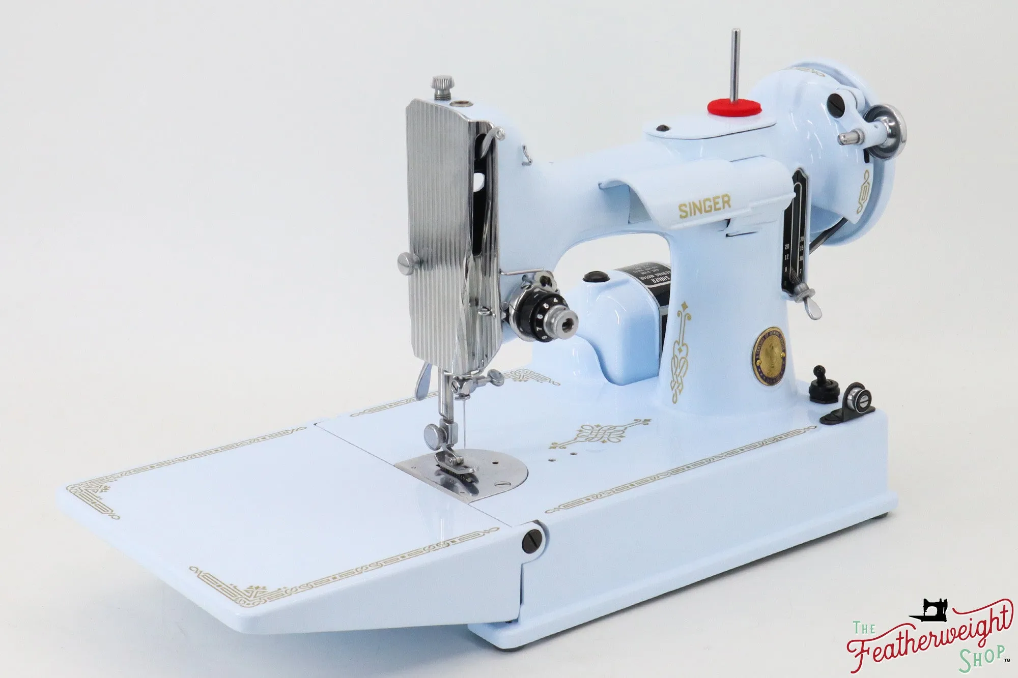 Singer Featherweight 221, Centennial - AJ365*** - Fully Restored in Cinderella Blue