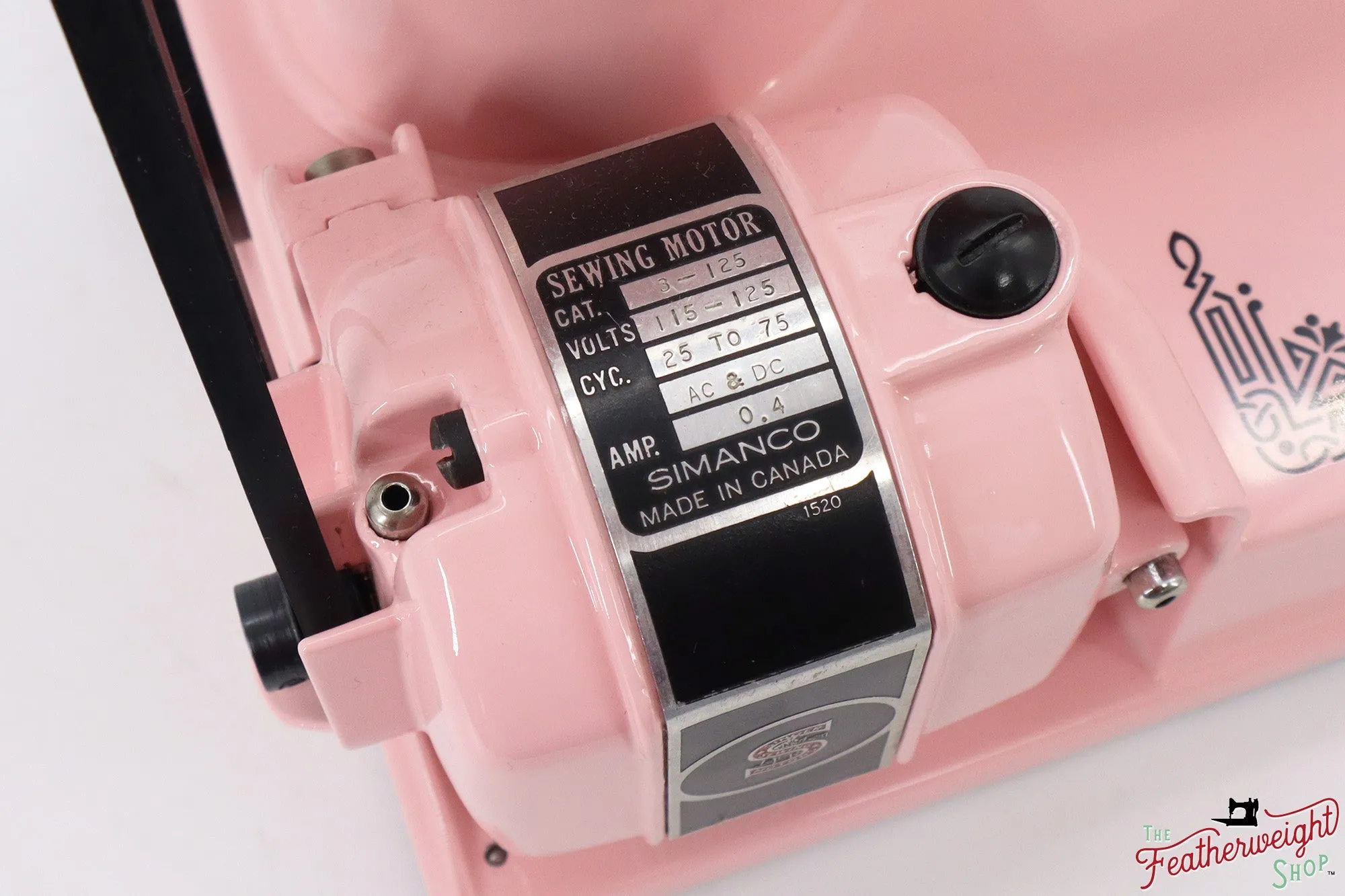 Singer Featherweight 221K, EF560*** - Fully Restored in Rosy Posy Pink