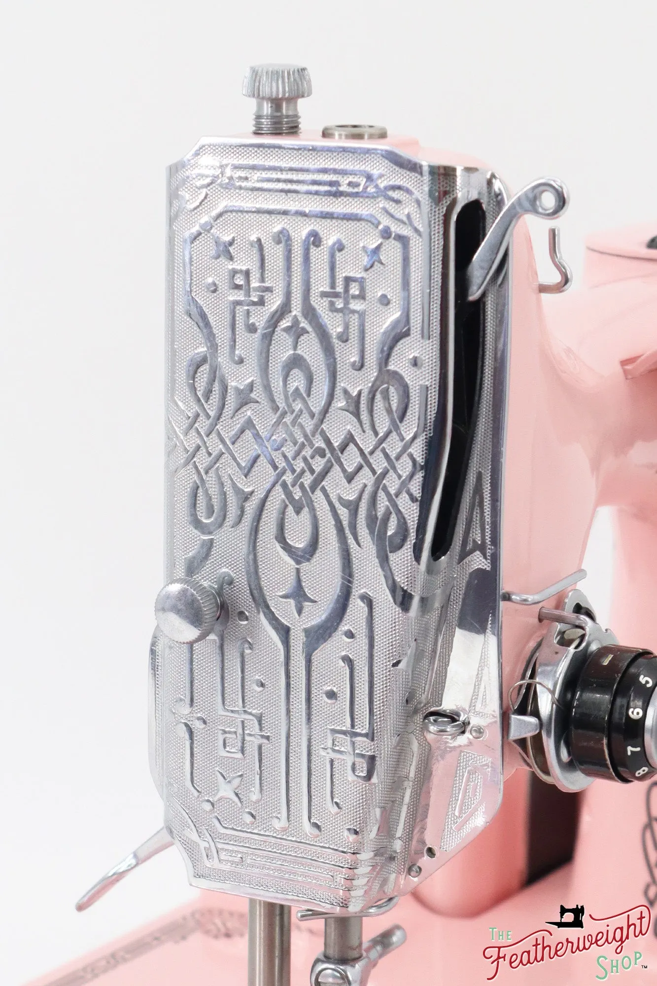 Singer Featherweight 221K, EF560*** - Fully Restored in Rosy Posy Pink