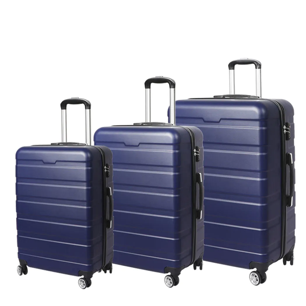 Slimbridge 3PC Luggage sets Suitcase Navy