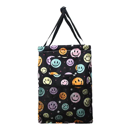 Smiley Faces Shopping Utility Tote Bag