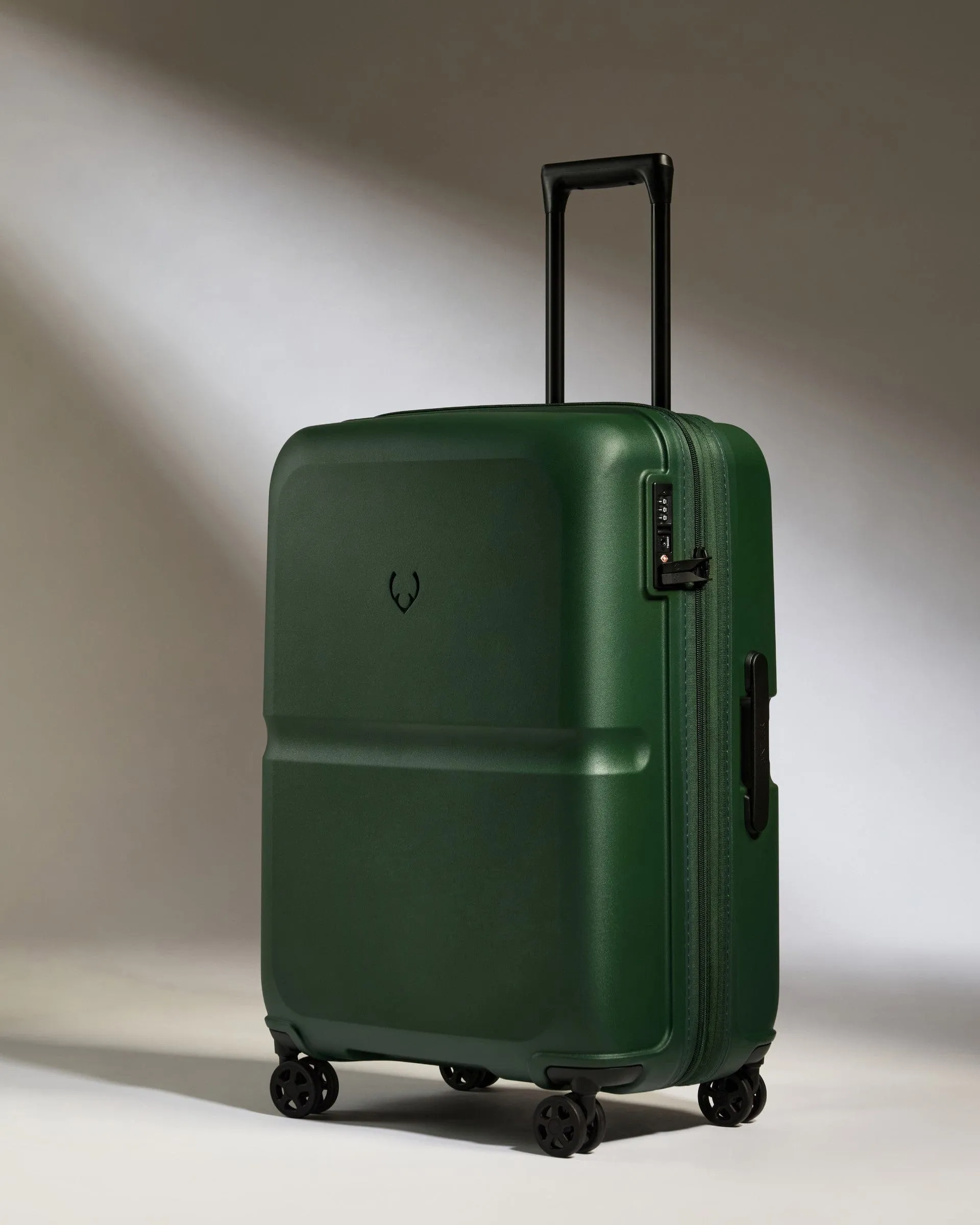 Suitcase Set in Antler Green - Single Stripe