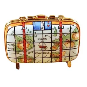 Suitcase with Maps