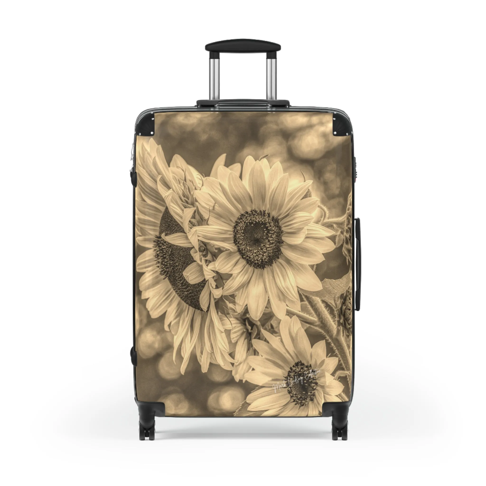 Sunflower Dreamy Bronze Custom Art Luggage