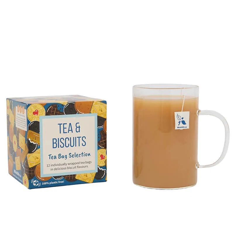 Tea & Biscuits Tea Bag Selection Gift Cube