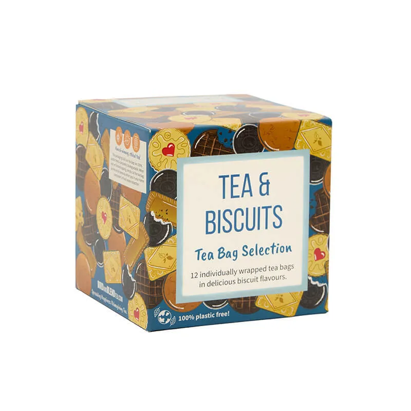 Tea & Biscuits Tea Bag Selection Gift Cube