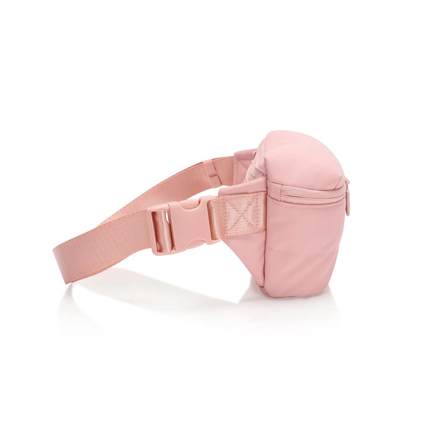 The Puffer Waist Bag - Rose