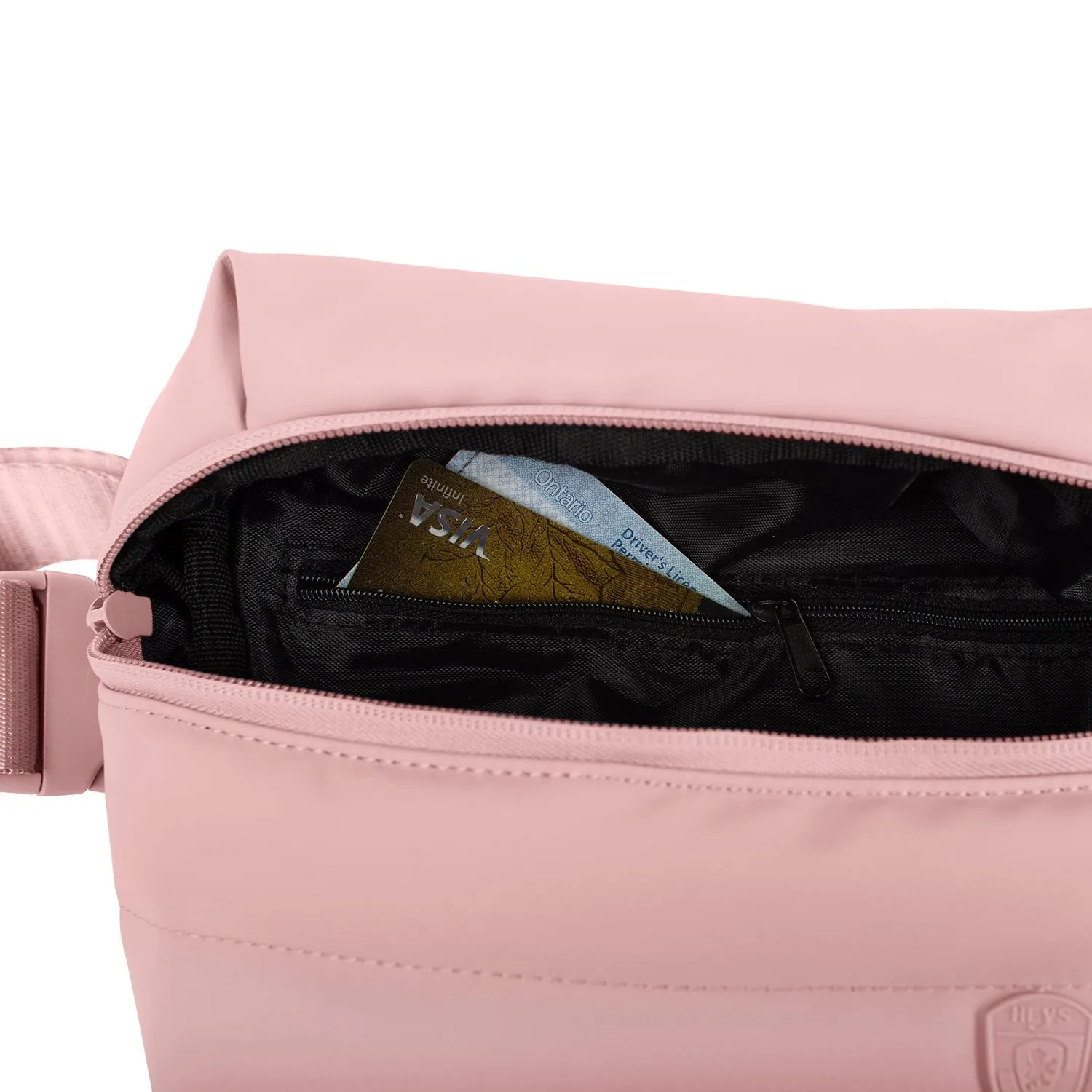 The Puffer Waist Bag - Rose