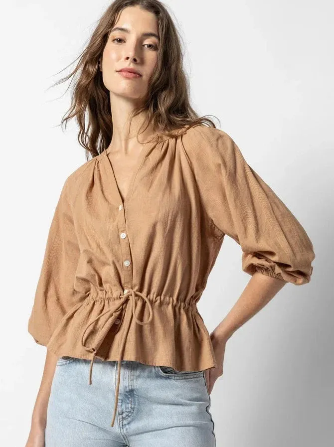 Tie Waist Blouse