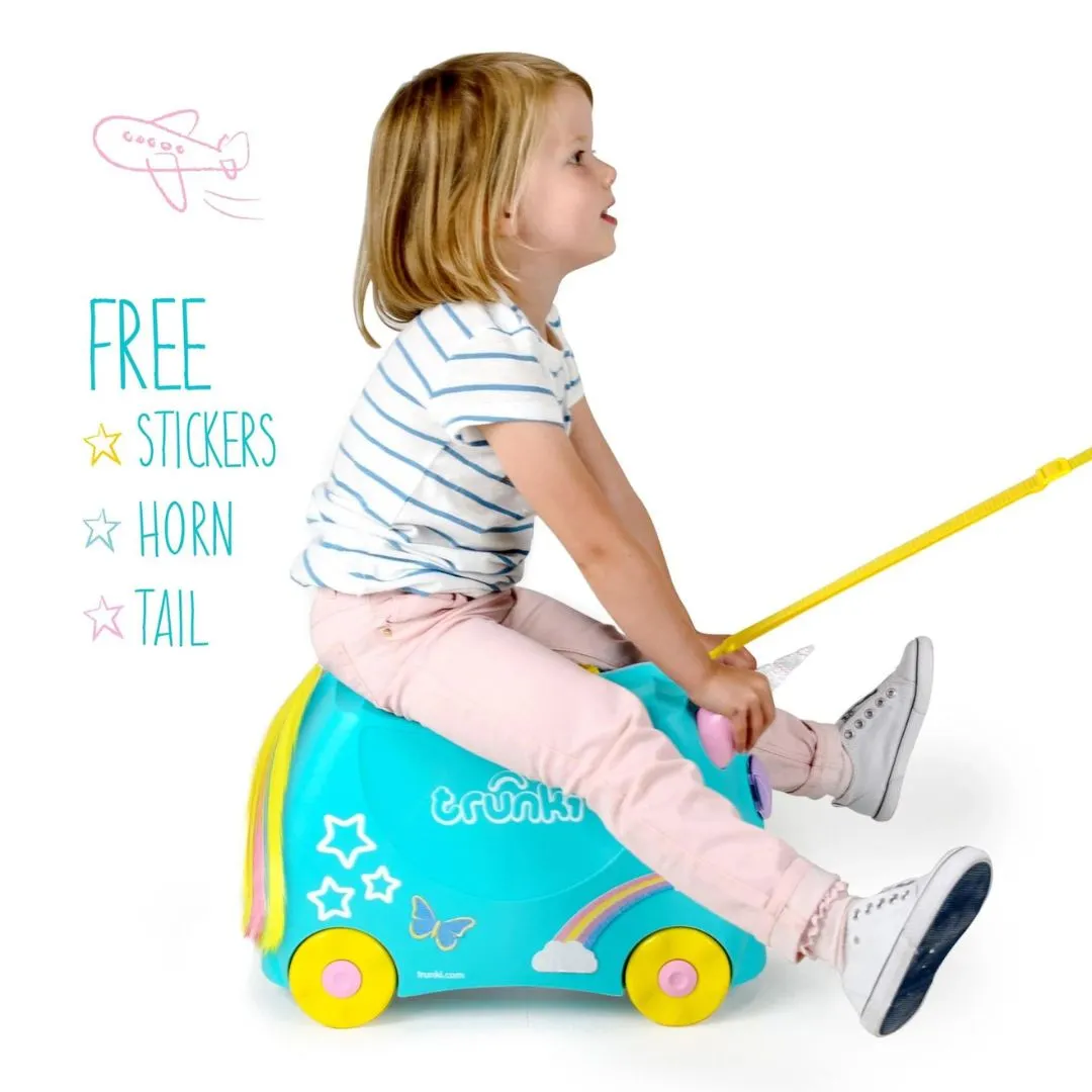 Trunki Una Unicorn Ride on Suitcase